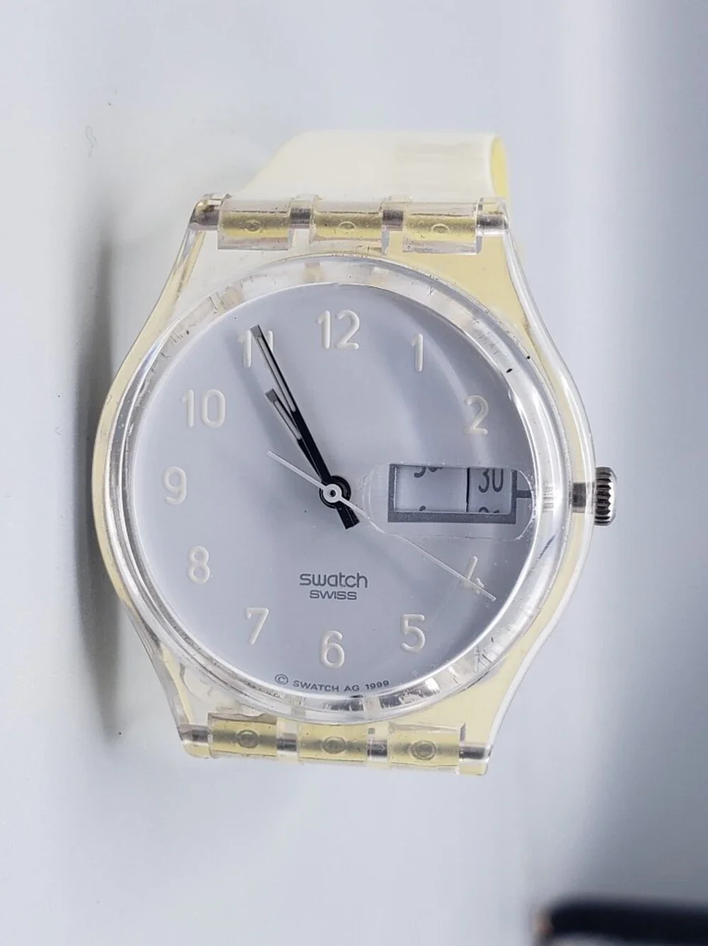 Swatch originals snowcovered